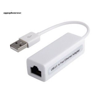 Dây cáp chuyển đổi từ giắc cắm USB 2.0 sang cổng RJ45 cho cho dây mạng máy tính tiện lợi chất lượng cao