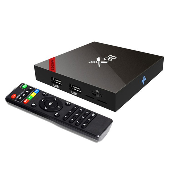 [Mã ELMS05 giảm 5% đơn 300k]Android TV Box X96w - Android 9, Ram 1G, Bộ nhớ trong 16GB -Có bluetooth