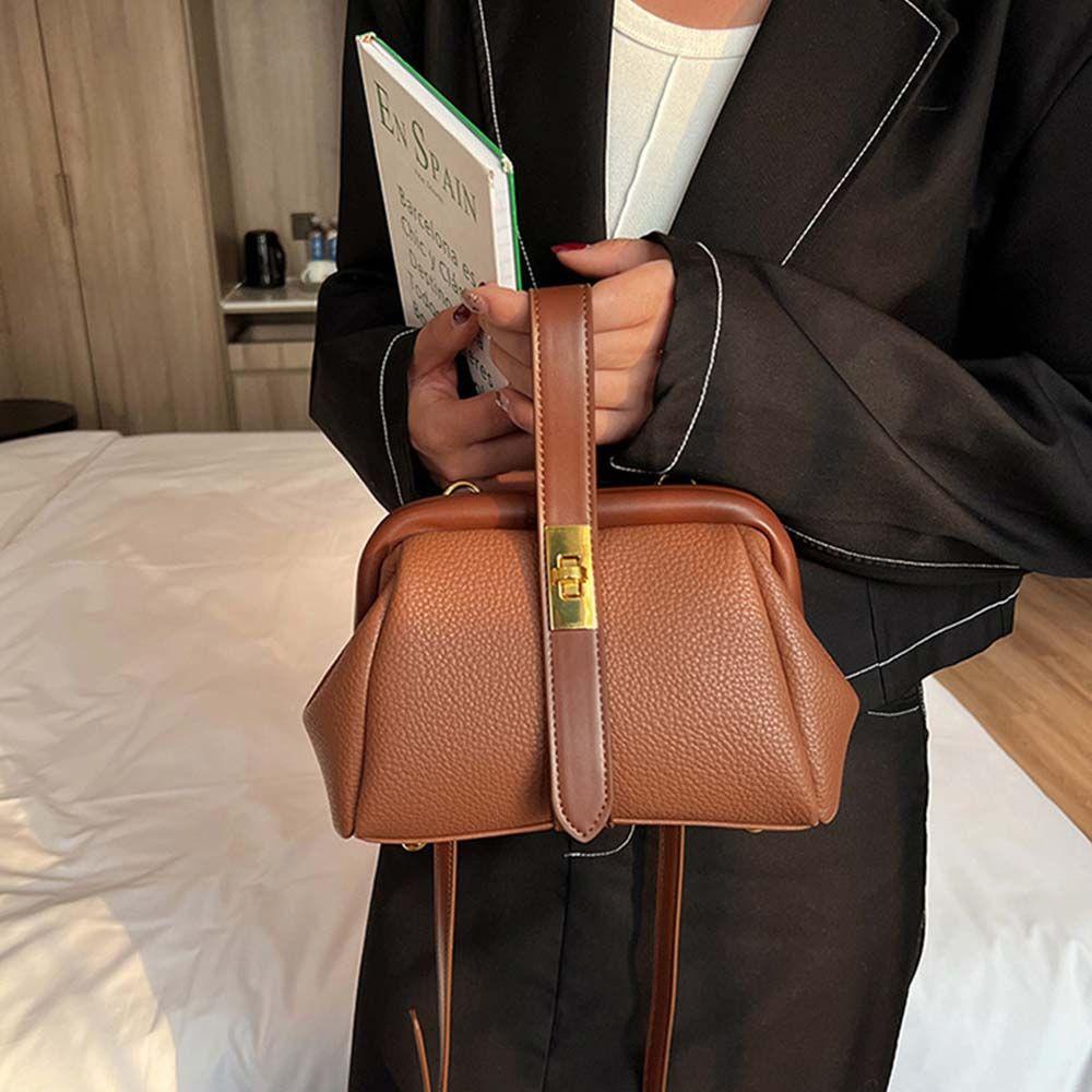 CACTU Túi Xách Tay Nữ Kiểu Dáng Retro Thời Trang Cá Tính