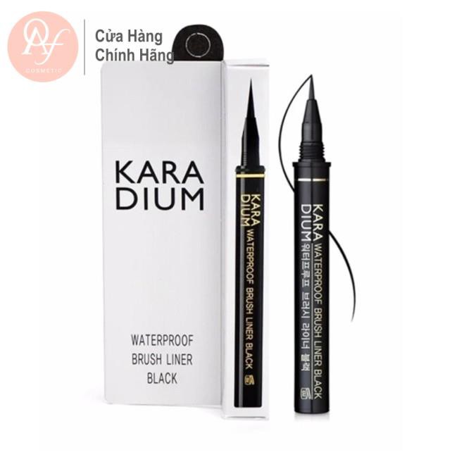 Sỉ kẻ dạ mắt Karadium Waterproof BRUSH LINER BLACK nét mảnh chống trôi chống lem | BigBuy360 - bigbuy360.vn
