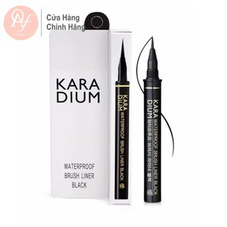Sỉ kẻ dạ mắt Karadium Waterproof BRUSH LINER BLACK nét mảnh chống trôi chống lem