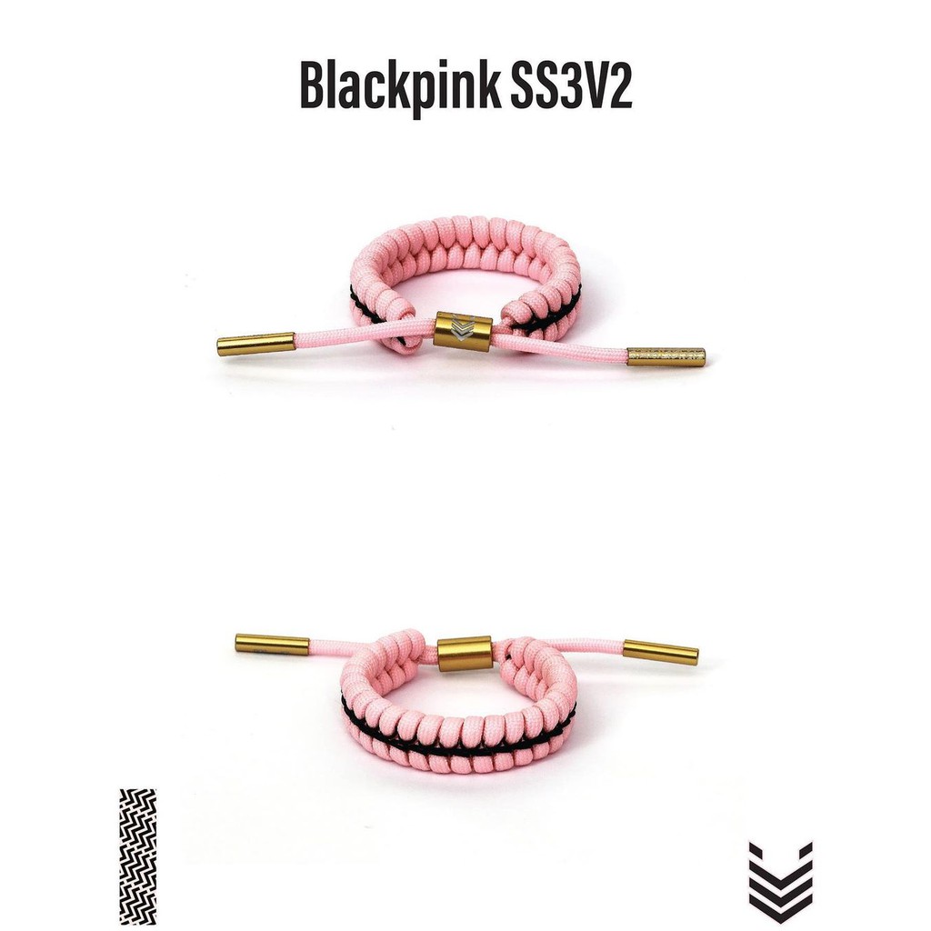 WaaT - Vòng tay SS3V2 - Black Pink. Phối màu: Hồng, đen.