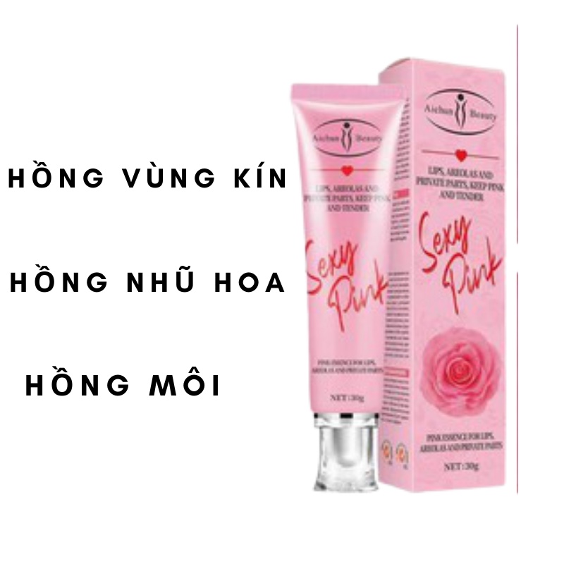 Làm Hồng Vùng Kín Sexy Pink Aichun Beauty 30g , Làm Hồng Nhũ Hoa, Làm Hồng Môi