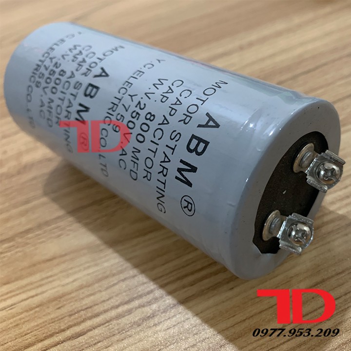 Tụ điện, capa phóng, tụ đề từ 100/250v đến 1000/250v dùng trong tủ mát tủ đông, tụ điều hòa