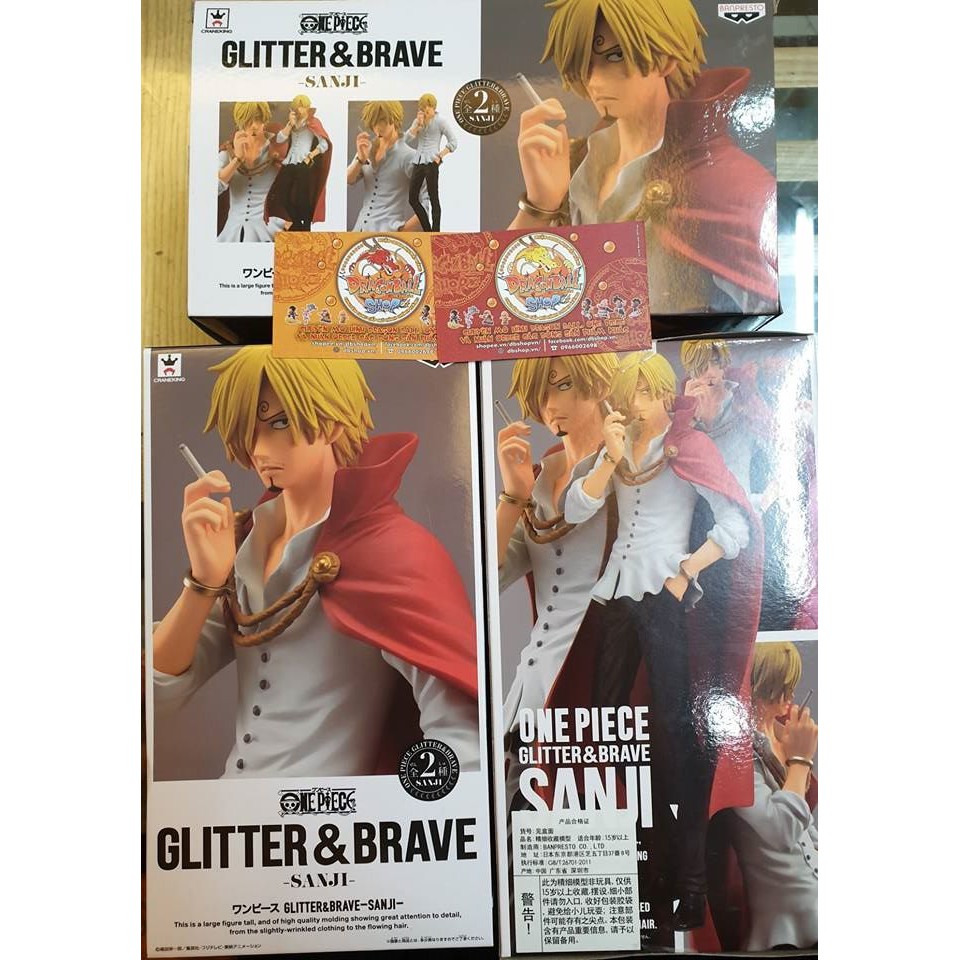 Mô hình One Piece chính hãng - Sanji công tử - Glitter &amp; Brave