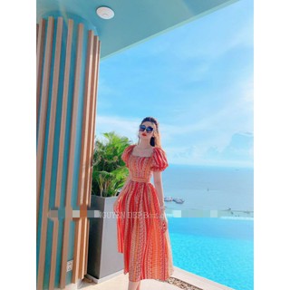 SET VÁY ÁO THỔ CẨM LỤA MANGO CAO CẤP