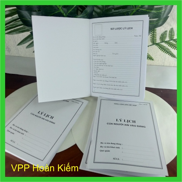 Quyển lý lịch của người xin vào Đảng – Mẫu 02-KNĐ (32 trang)