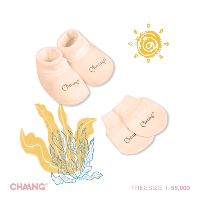 Chaang set bao tay bao chân cho bé sơ sinh nhiều màu [Sea - SS2022D03]