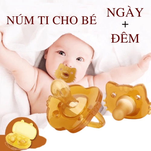 Núm Ti Giả Silicon Cho Bé Sơ Sinh Ban Ngày Và Ban Đêm Baby Dreams