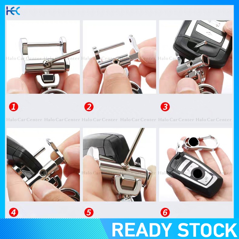 Móc khóa xe hơi/ xe máy từ hợp kim kim loại có logo