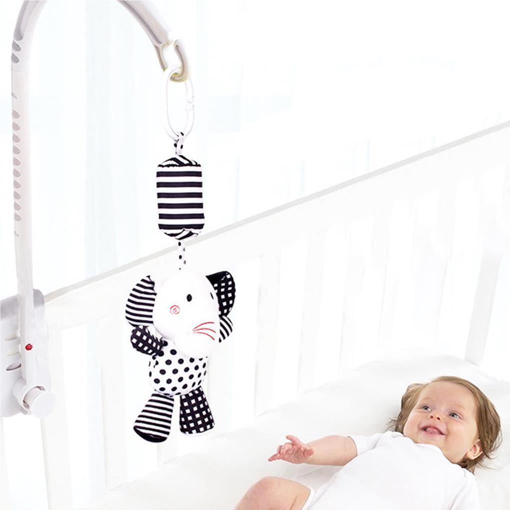 Đồ Chơi Nhồi Bông Mềm Mại Hình Động Vật Treo Xe Đẩy Em Bé