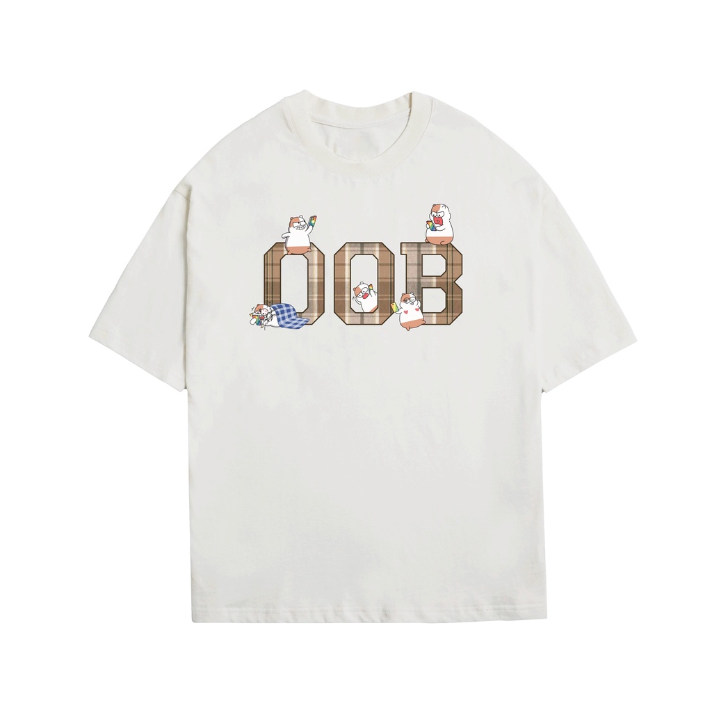 Áo Thun BOO Vải Cotton Dáng Oversize In Graphic Logo OOB ZOOKIZ
