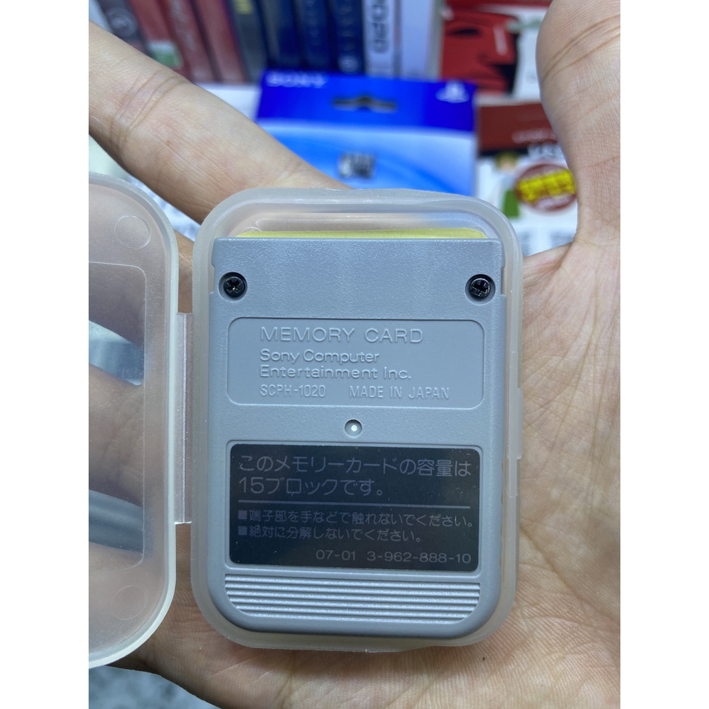 Thẻ Save PS1 Hàng Sony đích thực mang đẳng cấp sưu tầm - Có hộp nhựa & giấy danh mục