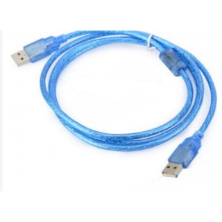 Dây cáp usb 2 đầu đực 1.5m xanh