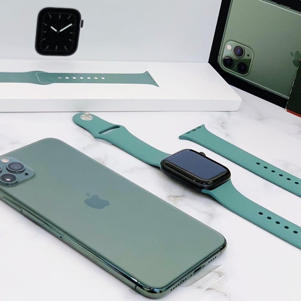 DÂY CAO SU XANH GREEN DÀNH CHO ĐỒNG HỒ APPLE WATCH