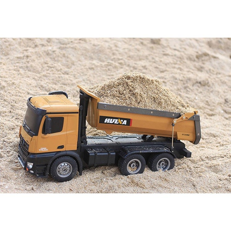 Xe tải ben Huina 573 điều khiển từ xa Huina 1573 Huina573 - Xe công trình RC 6 bánh Xe ô tô Huina 573 cực lớn 20kg