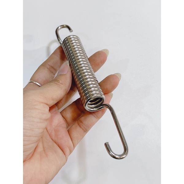 Lò xo chân chống nghiêng inox 304 gắn xe Honda Yamaha