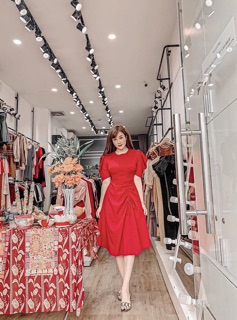Đầm lụa rút dây big size
