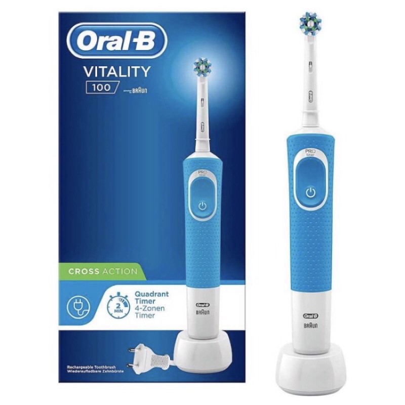 ( Có bill Đức )Bàn chải điện oral-b vitality 100 - Hàng nội địa Đức