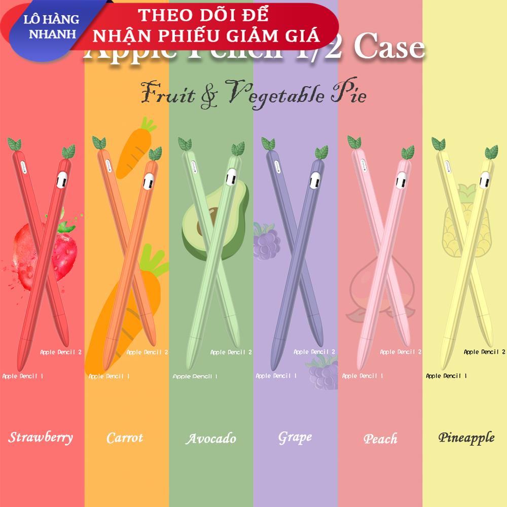 ┋Vỏ Silicon Bảo Vệ Cho Bút Cảm Ứng Apple 2 1 6 Màu