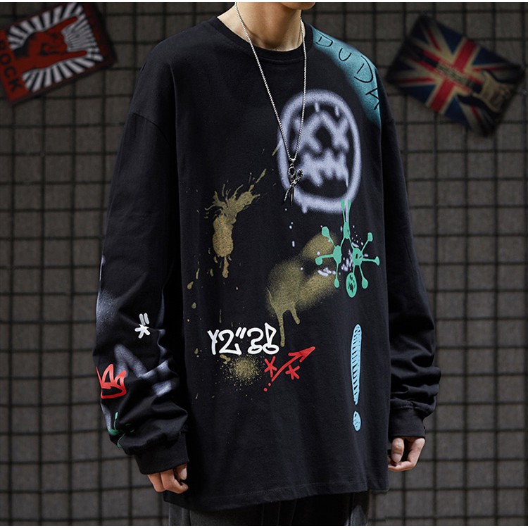 [Mẫu Mới] Áo Thun Nam Basic Tay Dài Cổ Tròn Họa Tiết Vẩy Sơn Phong Cách Trẻ Trung Thời Trang Zenkonu TOP NAM 1000149V1 | BigBuy360 - bigbuy360.vn