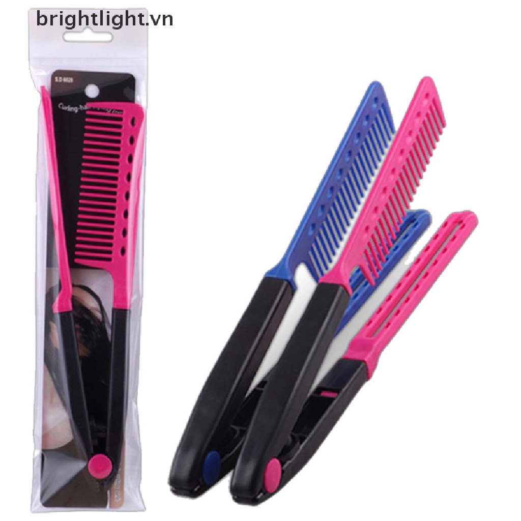 [Hàng mới về] Lược chải thẳng tóc hình chữ V dành cho salon DIY