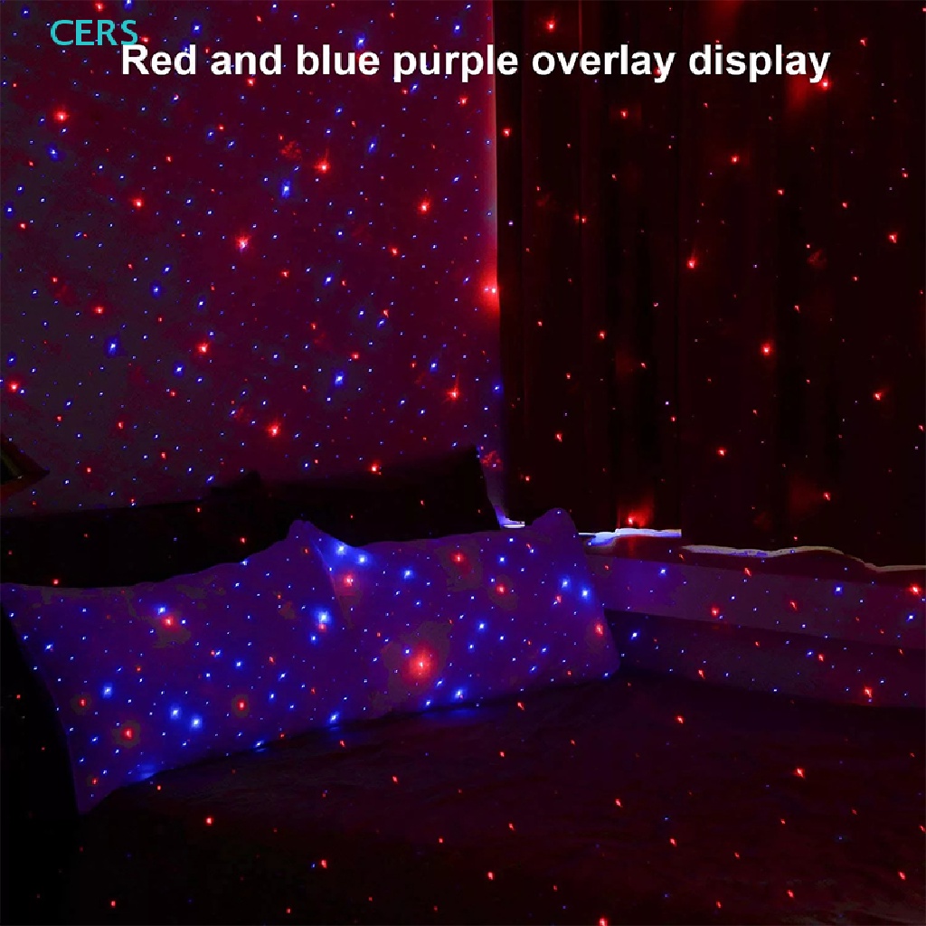 Bộ Đèn LED Chiếu Bầu Trời Sao 5V USB Hình Galaxy