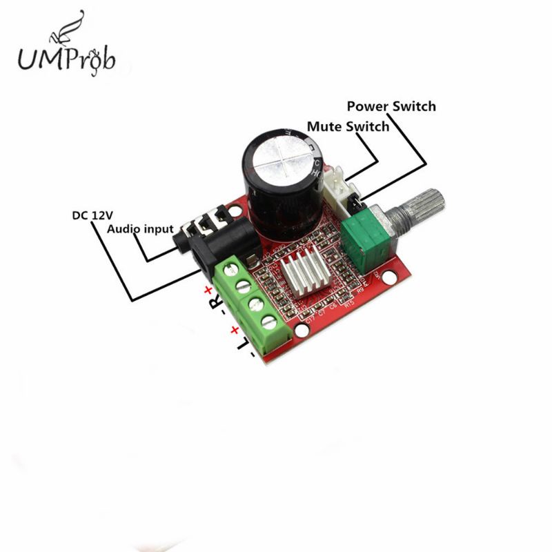 Mạch khuếch đại âm thanh PAM8610 10W x2 Hifi-TH285