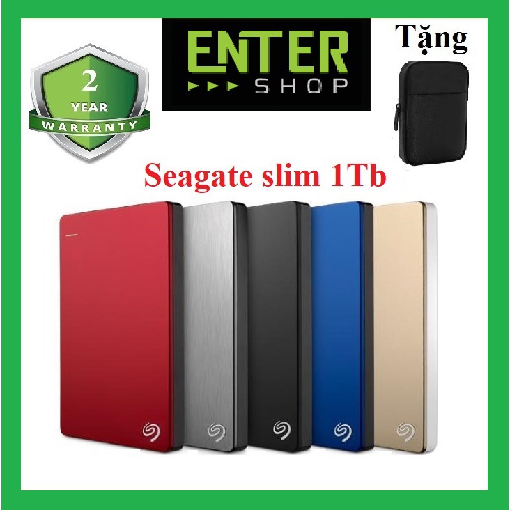 Ổ cứng di động Seagate Slim 1Tb Usb 3.0 Tặng túi chống sốc