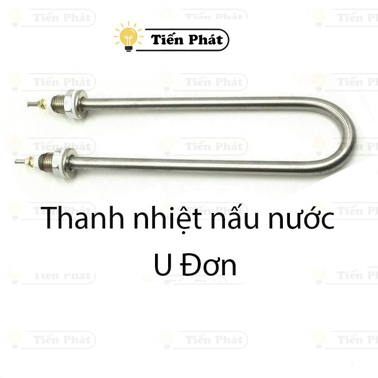 [RẺ VÔ ĐỊCH] Thanh nhiệt đun nước U đơn ĐIỆN TRỞ NỒI PHỞ, NẤU CHÁO, còng nhiệt