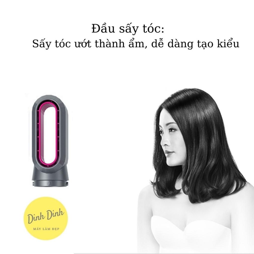 Máy làm tóc, máy tạo kiểu tóc Airwrap 5in1 bản mới 2022: Sấy tóc, lược điện, uốn xoăn, uốn cụp - Dinh Dinh Máy làm đẹp