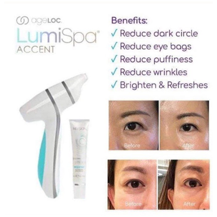 Đầu LumiSpa Accent Tip IdealEyes ( Bao gồm đầu máy mắt và tuýp LumiSpa IdealEyes)