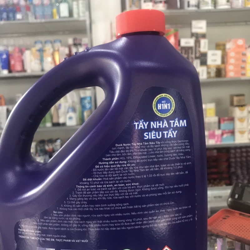 Nước Tẩy Nhà Tắm Siêu Tẩy Duck 3.5 Lit