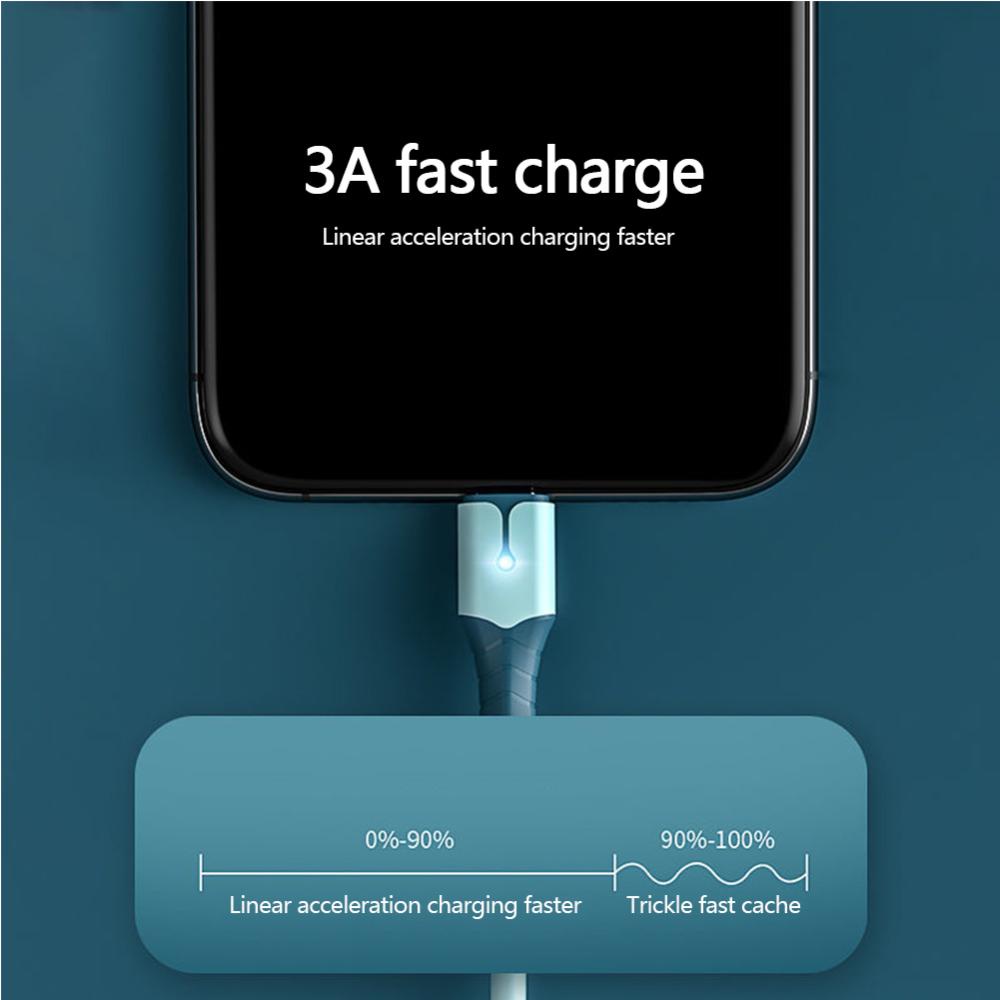 Dây Cáp Sạc Nhanh DIGIFOUNDER Silicone Cổng USB Cho Điện Thoại iphone 7S1