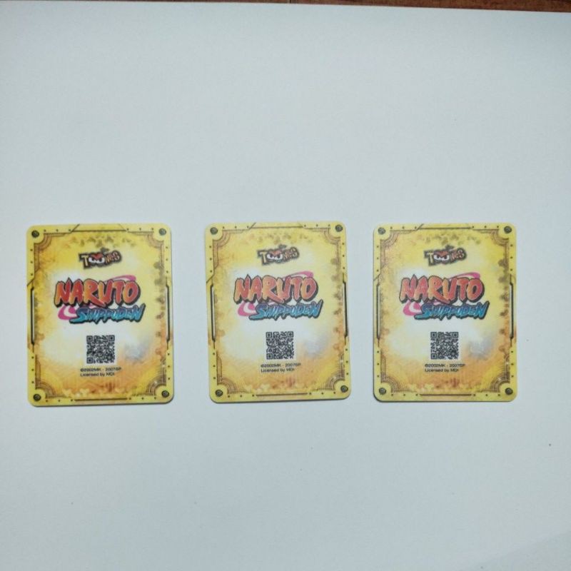 Thẻ bài Toonies Naruto Shippuden Gold