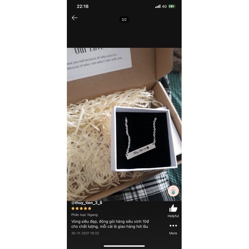 Dây chuyền nữ THJ - Dây chuyền bảng tên, khắc tên cá tính chuẩn bạc ta(khắc tên theo yêu cầu)