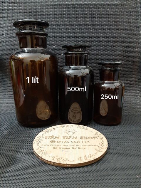 Lọ thuỷ tinh đựng chè 1000ml