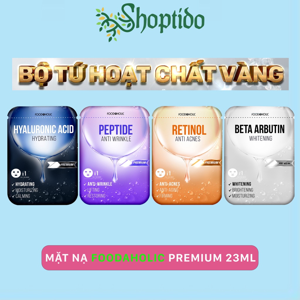 Mặt nạ Foodaholic premium chăm sóc da toàn diện 23ml NPP Shoptido | BigBuy360 - bigbuy360.vn