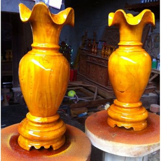 cặp lục bình gỗ  cao 30cm X 10cm