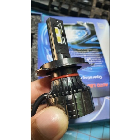 Đèn pha led xe máy ô tô siêu sáng công suất thực 55w chip csp 3570