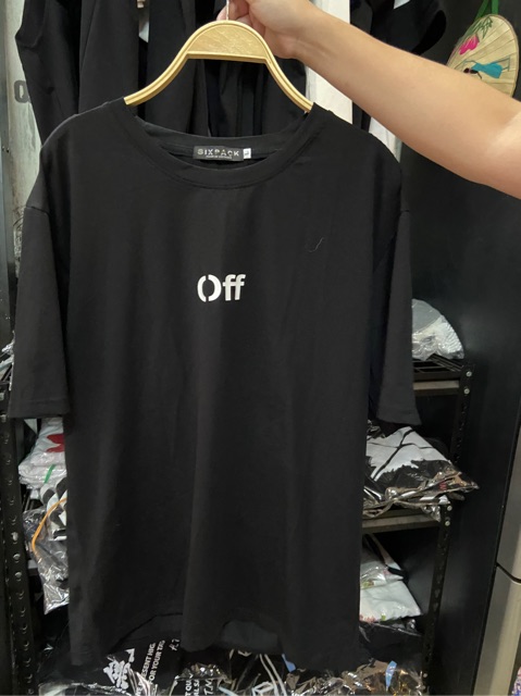 Áo thun Stee OFF WHITE Black and White Unisex The Ngầu Style