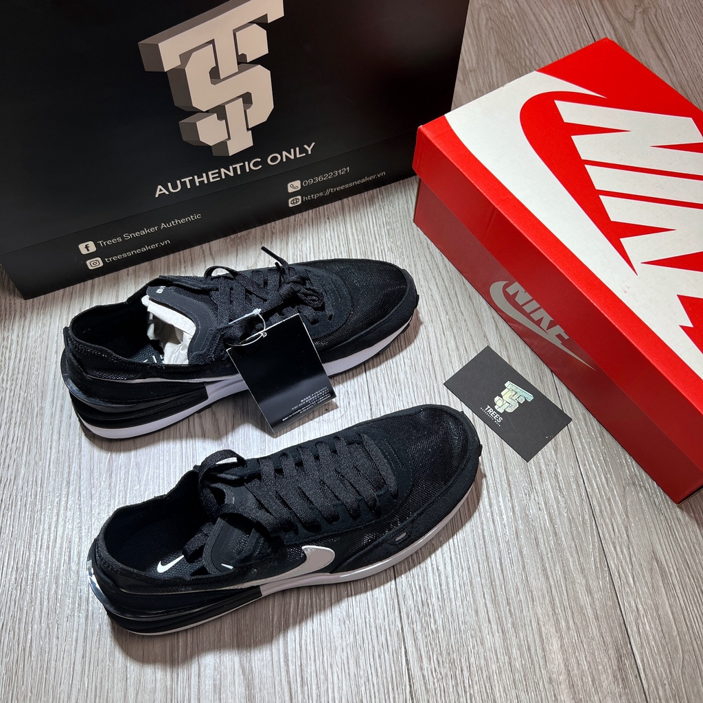 Giày thể thao NIKE WAFFLE ONE BLACK WHITE DC2533 001