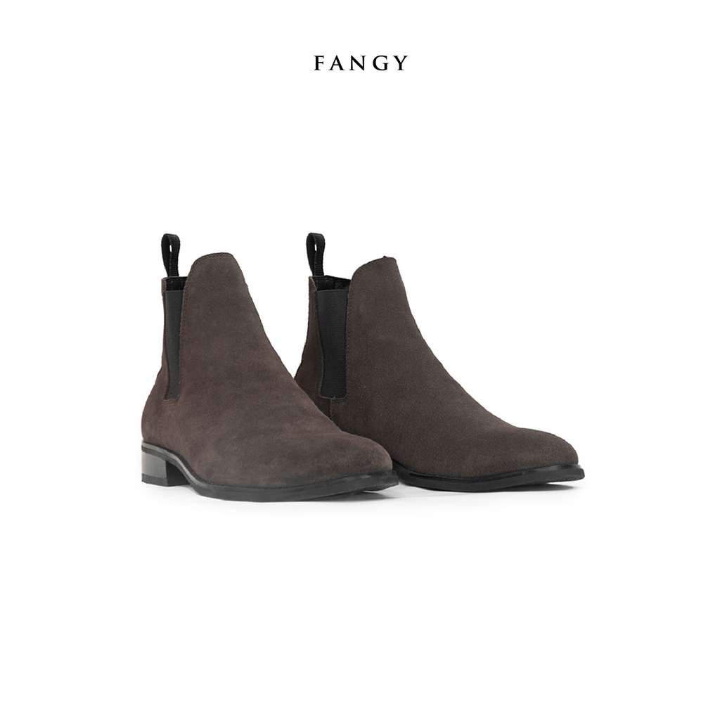 Giày boot FANGY Chelsea Boots SS2 Suede - Dark Brown