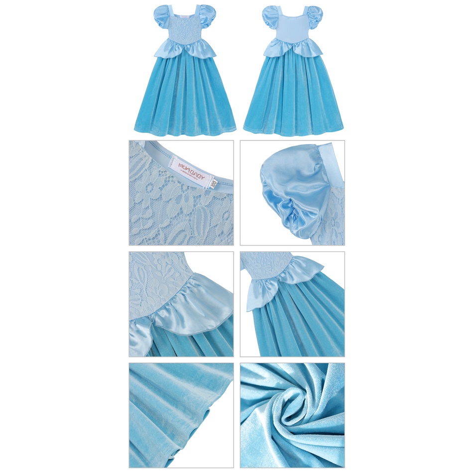 Đầm Hóa Trang Công Chúa Bạch Tuyết / Lọ Lem Cho Bé Gái