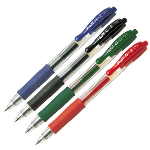 Bút Gel Pilot G-2 Mực Xanh 0.5 BL-G2-5-L