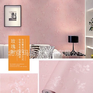 Giấy dán tường vân hoa sẵn keo siêu xinh