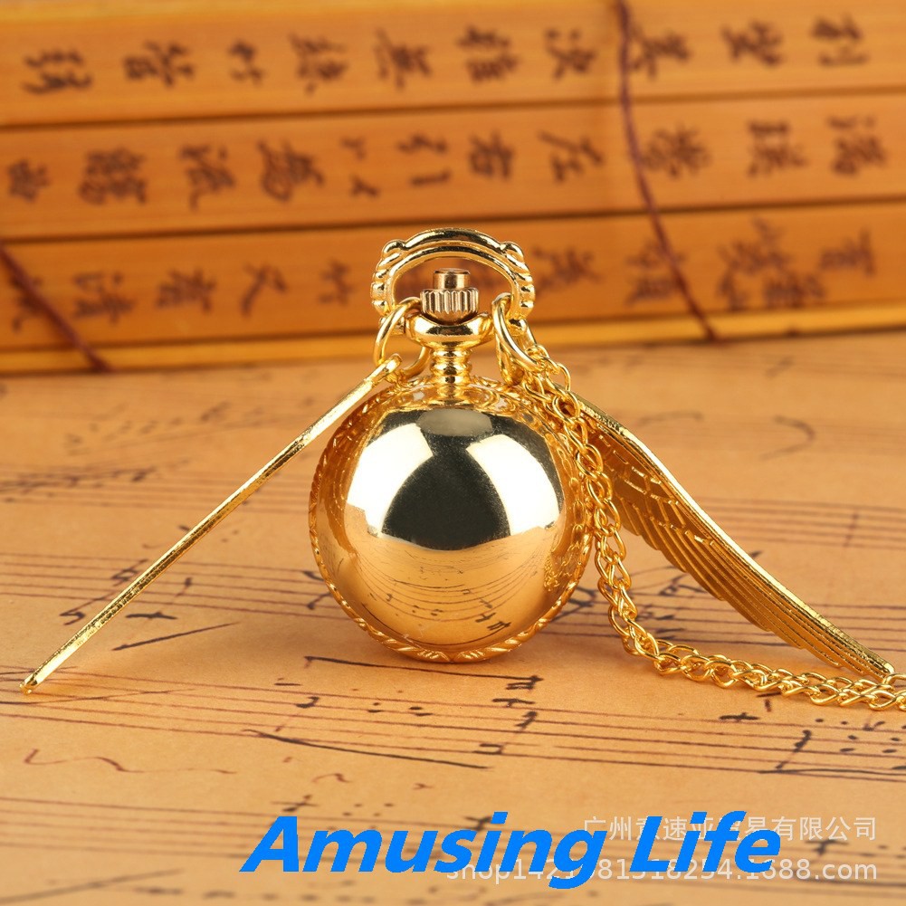 Quartz Pocket Watch Mới Tại Chỗ Bán Buôn Harry Potter Vàng Bóng Lớn Cánh Retro Thạch Anh Nhỏ Đồng Hồ Bỏ Túi Thương Mại N | BigBuy360 - bigbuy360.vn