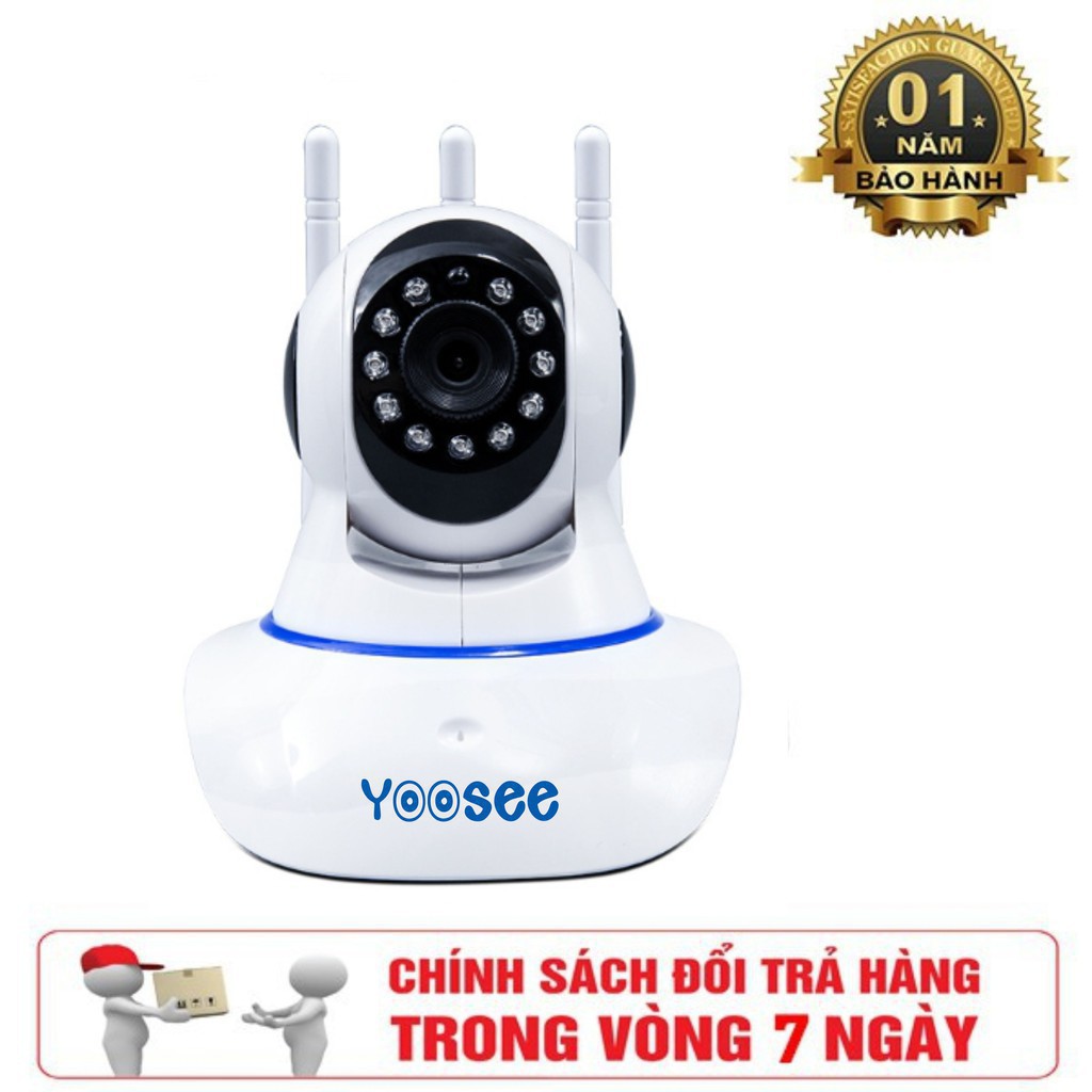 camera wifi Yoosee HD720P, camera wifi 3 anten siêu nét 2020 hỗ trợ thẻ nhớ | WebRaoVat - webraovat.net.vn