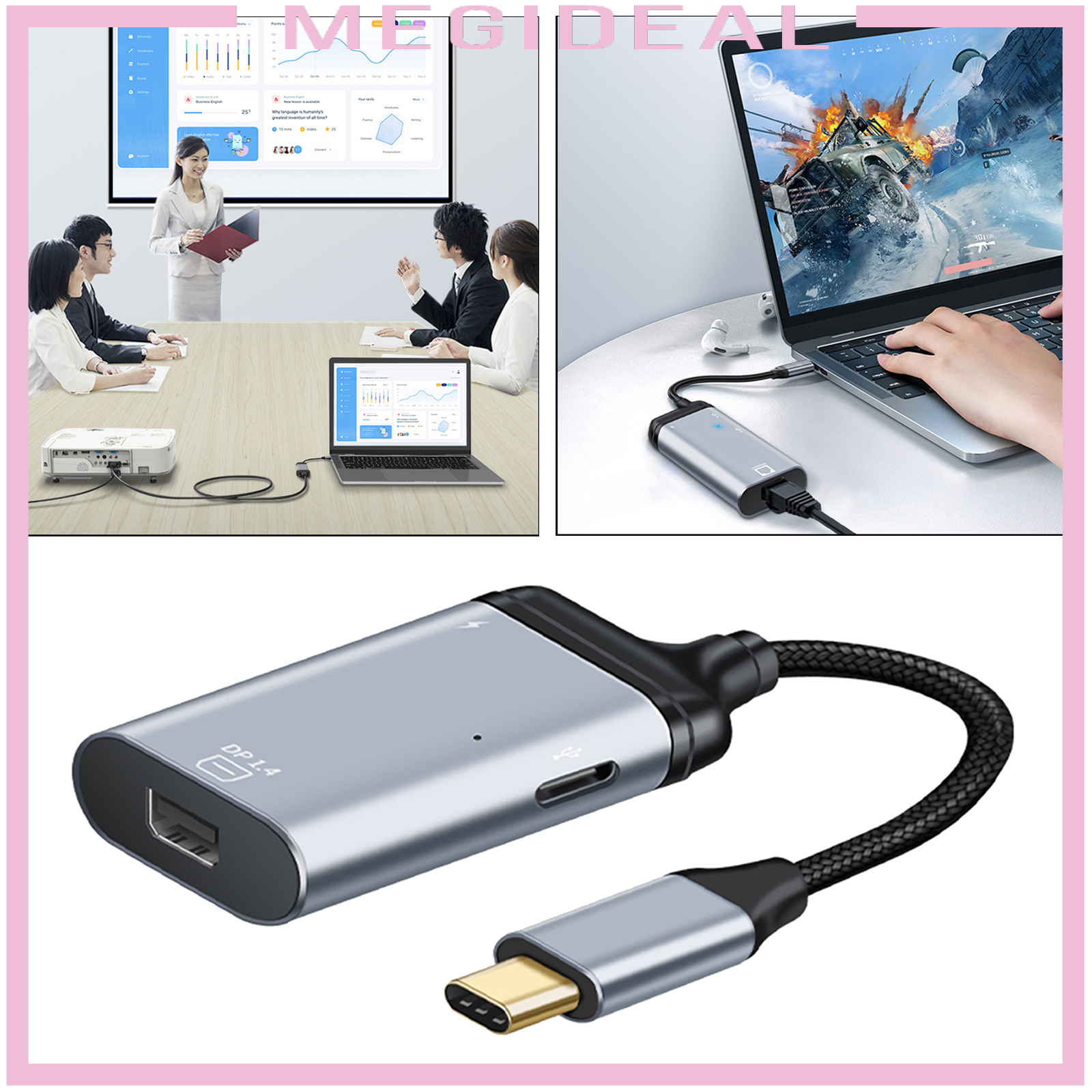 Đầu Chuyển Đổi Usb 2.0 Type C Sang Hdmi Cho Macbook Pro Hdmi Sang Usb C | BigBuy360 - bigbuy360.vn