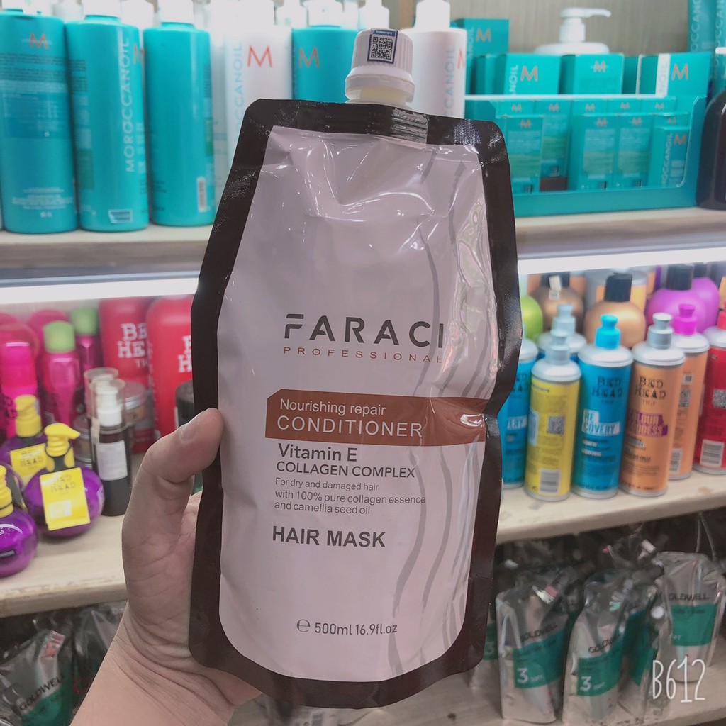 ( Hàng chính hãng ) Dầu hấp collagen siêu mềm mượt dành cho tóc khô Faraci
